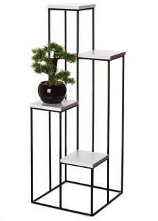 Stojan na kvety - HowHomely stojan na kvety 110 cm kovový